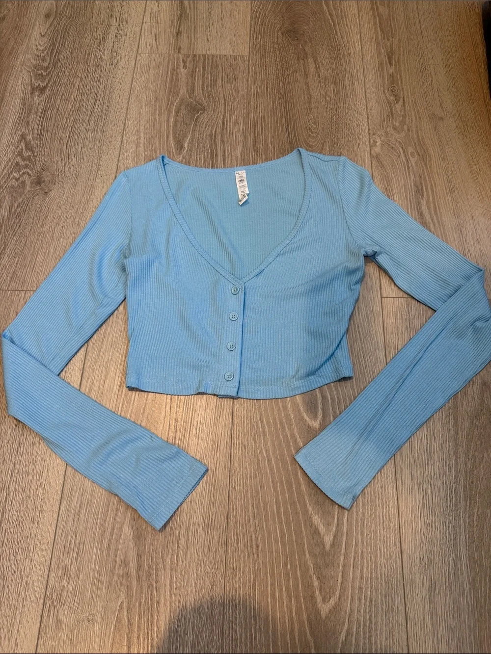 NWOT Alo yoga whisper cardigan XS